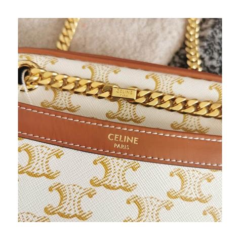 celine triomphe canvas small patapans|TRIOMPHE CANVAS .